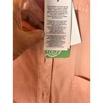 Calvin Klein Jeans  Large Pink Button-Down Shirt Pocket Long Sleeves Lyocell NWT Photo 4