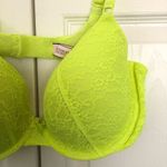 Victoria's Secret Neon Yellow Victoria’s Secret Demi Bra Size 38D Photo 2