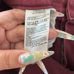 Old Navy  Maroon Mid Rise Rockstar Jeans Photo 3