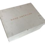 Good American Lucite Clear Sandals silver snake stiletto square toe heels 7 Photo 8