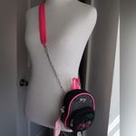Juicy Couture  Mini Cherry Charm Backpack Crossbody Designer Pink Black Photo 2