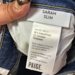 Paige Sarah Slim Preppy Cheeky Quiet Luxury Coastal Minimalist Med Wash Jeans 25 Photo 6