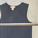Brooks Brothers Metallic Sleeveless Top Tank Knit Shimmer Sparkle Women's Medium Photo 4