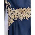 JJ's House JJ ‘S Jumpsuit/Pantsuit V-Neck Floor-Length Chiffon Evening Dress With Appliques Photo 6