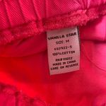 Vanilla Star Jeans Vanilla Star Pink Wide Elastic Waist Pink Denim Shorts Sz Medium Photo 4