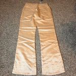 PLATINI Jeans Cougar Womens Pants Size 26 High Rise Bootcut Beige Logo Tan Photo 6