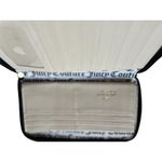 Juicy Couture  Women's‎ Black Floral Leather Wristlet Wallet Photo 1