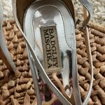 Badgley Mischka  Silver Strappy Sandals Photo 1