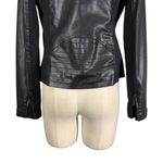 Harley Davidson Womens Moto Biker Jacket Size Medium Black Photo 7