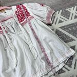 Free People boho embroidered dreaming about you top women’s size S Photo 6