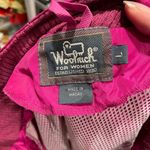 Woolrich 90’s raspberry maxi hooded rain parka packable travel lightweight Photo 10