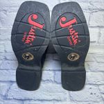 Justin Gypsy Andra Cowboy Boot Size 7 B L9977 Black Western Leather Cowgirl 8" Photo 9