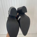 Rebecca Minkoff NWT  Black Leather Seavie Cutout Dog Clip Bootie Strappy Heel 9.5 Photo 5