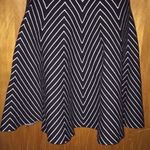 Carmen Marc Valvo Black & White Zig Zag  Skirt Size XS Photo 2