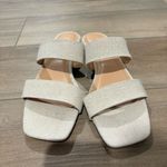 Joie  Nolita Linen Wide Strap Slip On‎ Sandal Beige size 9 Photo 1