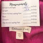 Coldwater Creek  Snap Front Jacket Pink Size 12 Collard Short 3/4 Sleeve Cotton Photo 1