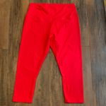 Zyia  Active Vibrant Red Leggings Photo 2