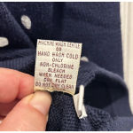 Susan Bristol Vintage‎  Blue White Cardigan Ribbon Embellished Polka Dot Small Photo 6