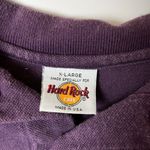 Hard Rock Cafe  Fort Lauderdale Polo Vintage 1993 Purple L USA Unisex Fit Photo 4