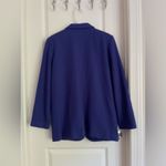 Sag Harbor  women wool blazer size 12 Lavender Blue Photo 1
