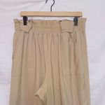 Grace Karin Beige Tan High Waisted Paperbag Trouser Pants size XXL Photo 2