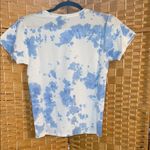 Knot Sisters  White and Blue Short Sleeve Tee Photo 3