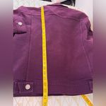 3x1 Oversized Classic Burgundy Denim Jacket Size S Photo 13