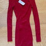 Abercrombie & Fitch Red Sweater Dress Photo 0