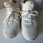 Puma Cream and Blue Running Shoes Photo 3