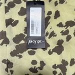 Nasty Gal  Cow Printed Ruffle Green and Brown Mini Skirt Photo 5