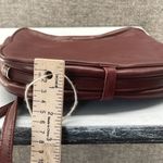 Etienne Aigner ‎ Crossbodydy Bag Small Vintage Maroon Oxblood 90s Photo 8