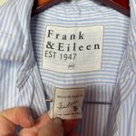 Frank & Eileen  Eileen Blue Stripe Lightweight Shirt sz XXS Photo 1