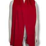 Chicos Reversible Travel Wrap-One Size-4 Way Wear-Lightweight-Red-Burgundy-NEW Photo 5