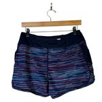 Athleta  Women's Running Shorts Size S Multi Color Stripe Athletic Sportswear Photo 3