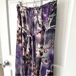Elan  Strapless Purple Print Boho Maxi Dress Coverup Size M Photo 3