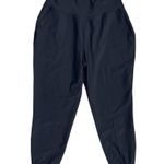 Old Navy Powersoft High -Rise Jogger Pants Women's Black Size M Medium Photo 0