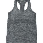 Lululemon Swiftly Tech Racerback Tank Top 2.0 Hip Length Heather Grey Athletic Top Size 6 Photo 2