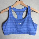 Nike  Dri-Fit Women’s Racerback Sports Bra Blue Printed size XL Photo 0