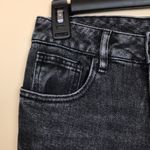 PacSun  Women’s Mom Jean Denim Faded Black Straight Leg Photo 3