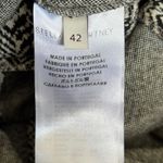 Stella McCartney  Wool Blend Asymmetric Houndstooth‎ Dress Sz 42 Long Sleeve Photo 9