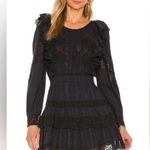 Love Shack Fancy  Santorini black cotton mini dress large Photo 1