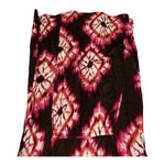 Jones New York Tie Dye Abstract Tunic Mini Dress Size XL Black Hot Pink Artsy Photo 2