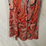 Banana Republic : Orange Paisley Print Red Dress- M Photo 4