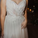 Casablanca Bridal Wedding Dress Style Rhiannon White Size 14 Photo 1