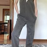 Free People Strapless Sweatpants Jumpsuit onesie oversized sold at Photo 0