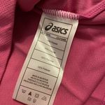 ASICS Womens Medium Pink Ready Set V-Neck Long Sleeve Tee NWT WR1233-17 Photo 4