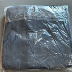 Spanx NWT Wide Leg Jeans Size Medium Raw Indigo Dark Blue Denim Photo 4