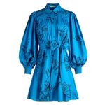 Alice + Olivia  Tiffie Belted Mini Dress Blue size XS Photo 1