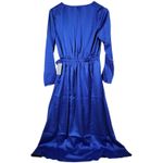 NSR Nordstrom Napean Sea Rd‎ Faux Wrap Maxi Dress Royal Blue M NWT Size M Photo 1