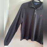 Ralph Lauren Sport Black Long Sleeve Polo Shirt Size XL Photo 3